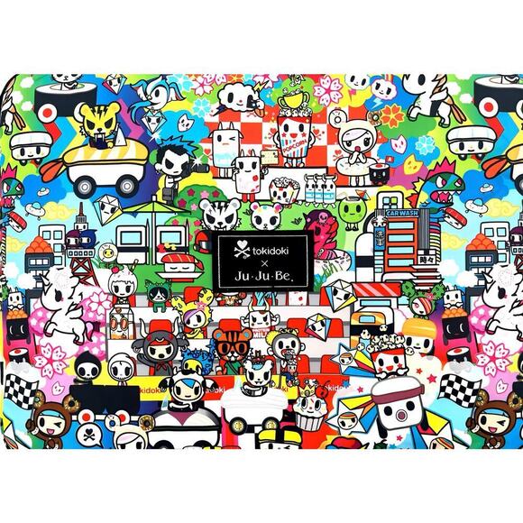 JuJuBe Tokidoki Sushi Cars MegaTech Laptop Case / Sleeve 17” Teflon Agion - Rare - Picture 2 of 8